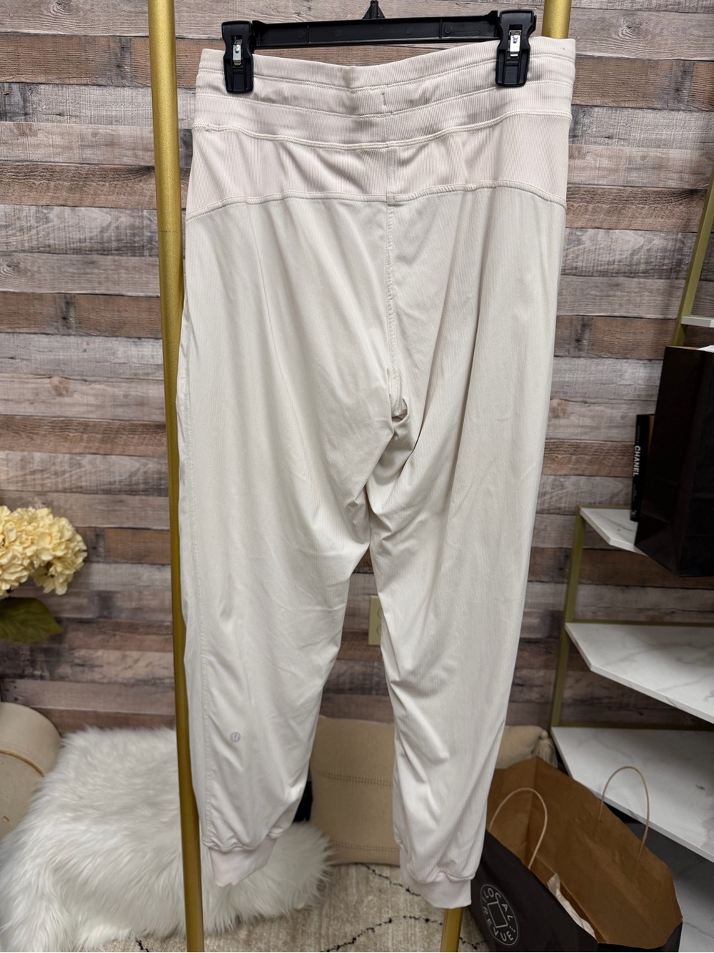 Lululemon White Athletic Joggers - Picture 2 of 3